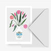 Pink Floral Ginspiration Card