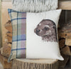 Spring Tweed Otter Cushion
