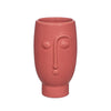 Mini Face Vase - Matt Red
