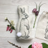 Bunny Rabbit Linen Cushion