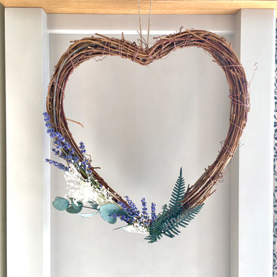 Lavender Cottage Twig Heart