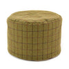Fawn Tweed Check Pouf