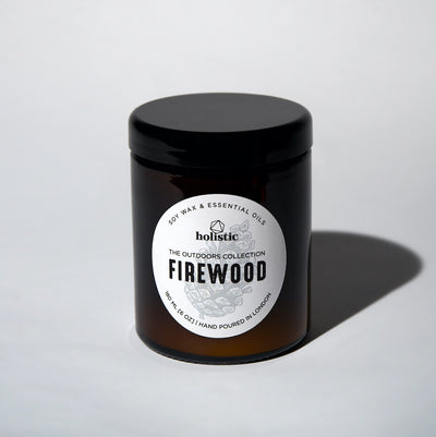 Firewood Candle Jar