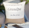 Personalised Love Grandpa Pocket Cushion