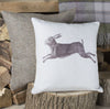 Vintage Hare Linen Cushion
