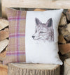 Winter Tweed Fox Cushion