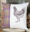 Winter Tweed Chicken Cushion
