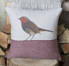 Red Robin Tweed Cushion