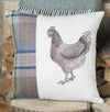 Spring Tweed Chicken Cushion