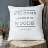 ' Welcome to our Neck of the Woods ' Personalised Cushion