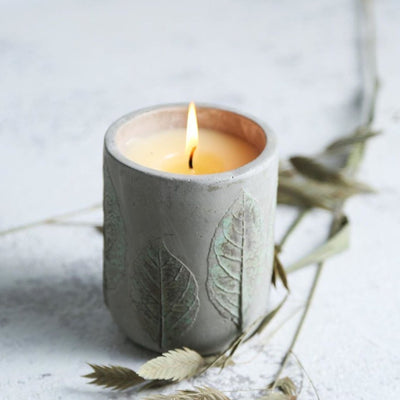 Geranium - Leaf Print Candle