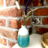 Turquoise Glaze Bud Vase