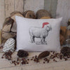 ' Peace On Earth ' Christmas Sheep Cushion