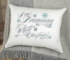 ' Dreaming Of A White Christmas ' Cushion