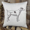 ' Fox Terrier ' Linen Cushion