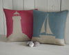 ' Lighthouse ' Cushion (Red)