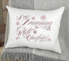 ' Dreaming of a White Christmas ' Linen Cushion