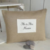 ' Mr And Mrs Personalised Surname ' Cushion
