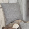 ' Natural Herringbone Tweed and Linen ' Cushion
