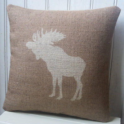 ' Moose ' Cushion (Chestnut)