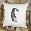 ' Penguin ' Linen Cushion