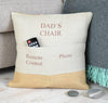 ' Dad's Chair ' Personalised Pocket Cushion