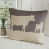 ' Cow and Calf ' Cushion (Chestnut)