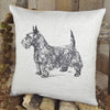 ' Scottish Terrier ' Linen Cushion