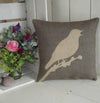 ' Songbird ' Cushion (Charcoal)